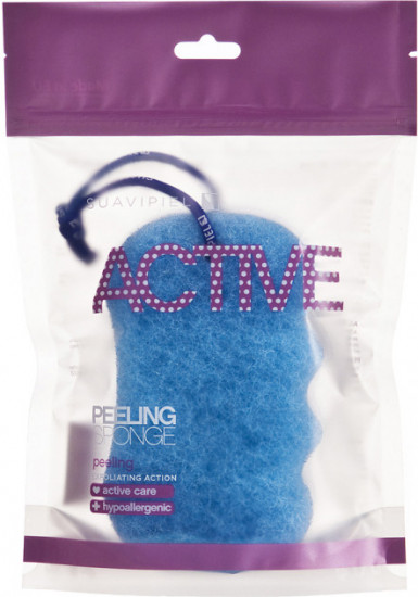 Губка для душа двухсторонняя