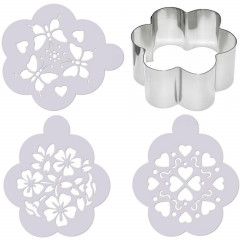 Форма кулинарная с трафаретами «Цветок» - Фото 3