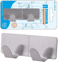 Планка с 2-мя крючками «Стэнли стил» - Фото 1