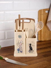 Набор кухонных инструментов «Лавандовые коты» - Фото 11