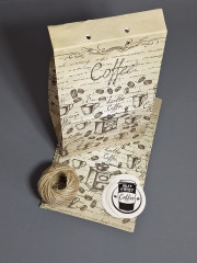 Набор пакетов с бирками и бичевкой «Кофе» - Фото 1