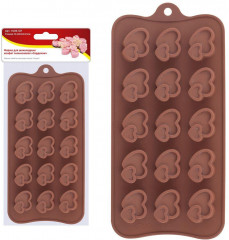 Форма для шоколадных конфет «Сердечки» - Фото 1