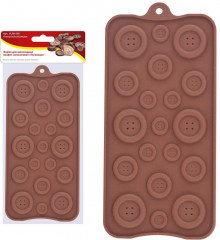 Форма для шоколадных конфет «Пуговицы» - Фото 1