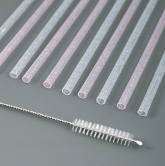 Набор трубочек для коктейлей многоразовых с ершиком «Блестки» - Фото 9