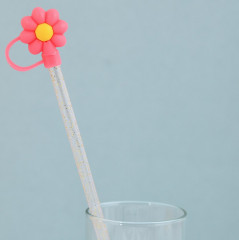 Набор колпачков для коктейльных трубочек «Цветочки» - Фото 4