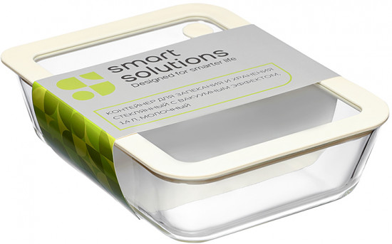 Контейнер для запекания и хранения с крышкой и вакуумным эффектом