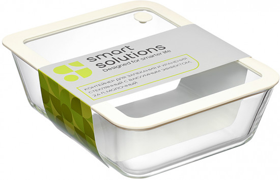 Контейнер для запекания и хранения с крышкой и вакуумным эффектом