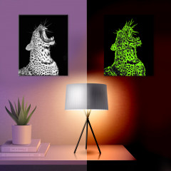 Картина по номерам «Бархатный оскал» - Фото 1