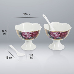 Набор креманок с ложками - Фото 1