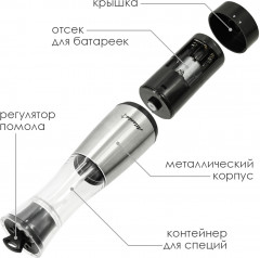 Мельница электрическая для специй ATH-4617 - Фото 3