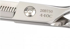 Ножницы для груминга филировочные с большим черным винтом типа Prime 7" 50T «Silk Slice» - Фото 4