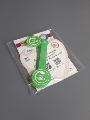 Набор стикер-держателей для упаковки «100% ECO» - Фото 1