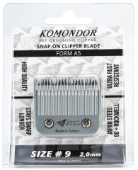 Ножевой блок для машинок стандарта А5 №9 2.0 мм - Фото 3