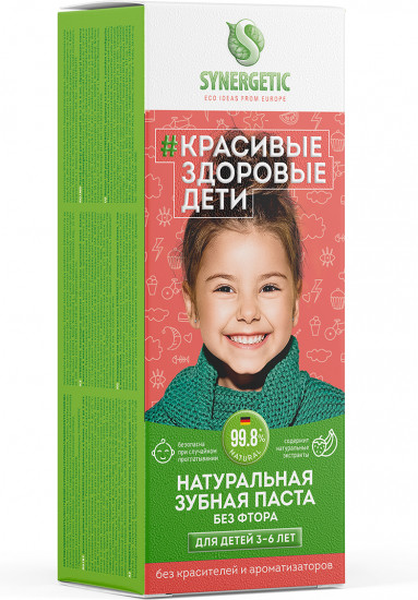 Зубная паста детская «Клубника-банан»