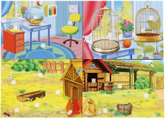 Игра развивающая с липучками «Домашние животные» - Фото 1