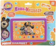 Мини-планшет обучающий «Маша и Медведь» - Фото 3