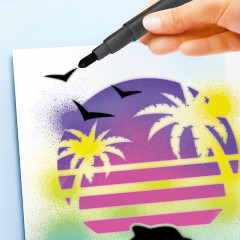 Набор для творчества с аэрографом «Mini Poster» - Фото 8