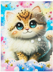Мозаика алмазная «Котик» - Фото 2