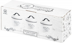 Набор банок для сыпучих продуктов с крышками - Фото 7