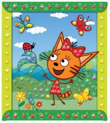 Объемная аппликация с пайетками «Карамелька. Лето» - Фото 1