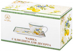 Чашка с блюдцем для десерта «Лимоны» - Фото 9