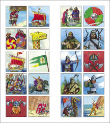 Викинги. Раскраска с наклейками - Фото 4