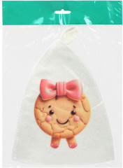 Шапка для бани и сауны детская «Печенька» - Фото 6