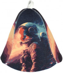 Шапка для бани и сауны «Космонавт» - Фото 5