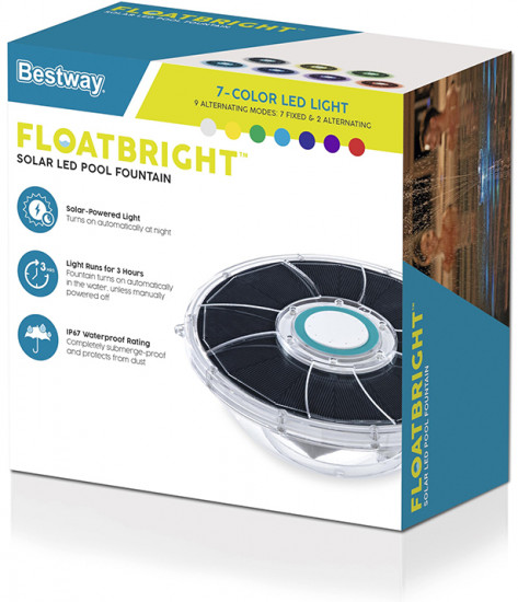 Подсветка с фонтаном для бассейна