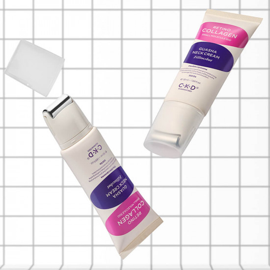 Крем для шеи интенсивный омолаживающий «Retino Collagen Small Molecule 300 Guasha Neck Cream Filltocshot»