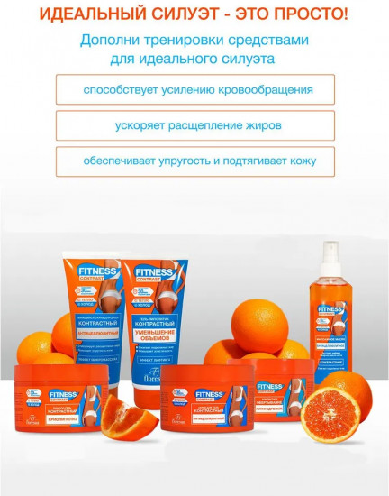 Скраб для душа пенящийся антицеллюлитный