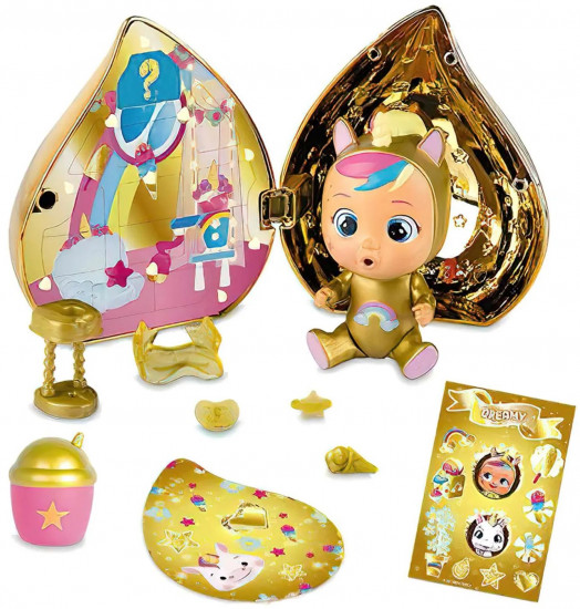 Кукла-сюрприз «Плачущий младенец с домиком и аксессуарами»