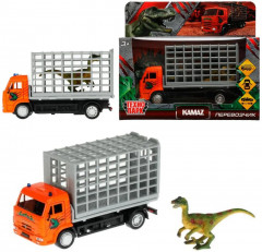 Машина инерционная «КамАЗ перевозчик с динозавром» - Фото 2