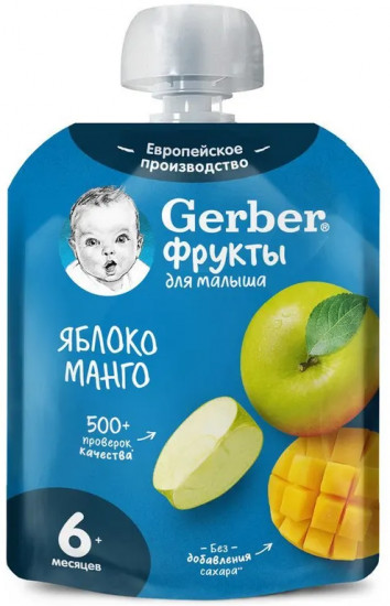 Пюре фруктовое «Яблоко и манго»