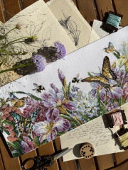 Набор для вышивания «Цветение ирисов» - Фото 3