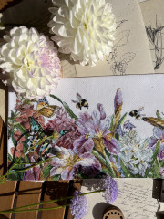 Набор для вышивания «Цветение ирисов» - Фото 5