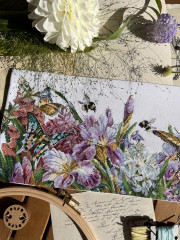 Набор для вышивания «Цветение ирисов» - Фото 7