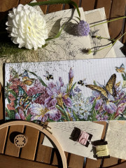 Набор для вышивания «Цветение ирисов» - Фото 8