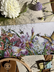 Набор для вышивания «Цветение ирисов» - Фото 10