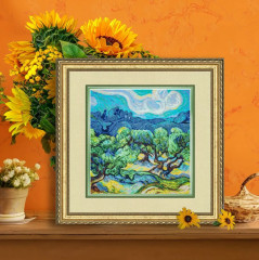 Набор для вышивания «Оливковые деревья» - Фото 4