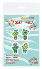 Набор для вышивания на фетре «Эмоциональные кактусы» - Фото 5