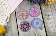 Набор для вышивания на фетре «Пончики» - Фото 2