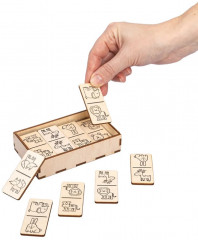 Домино детское деревянное «Зверята» - Фото 8