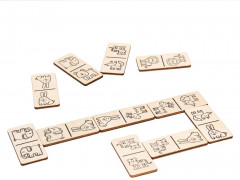 Домино детское деревянное «Зверята» - Фото 9