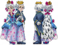 Набор для вышивания на пластиковой канве «Принц и принцесса» - Фото 2