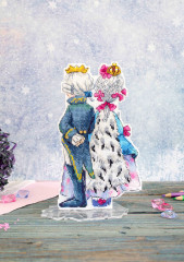 Набор для вышивания на пластиковой канве «Принц и принцесса» - Фото 4