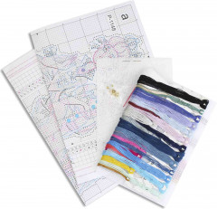 Набор для вышивания на пластиковой канве «Принц и принцесса» - Фото 5