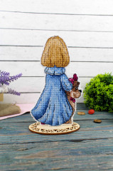 Набор для вышивания на пластиковой канве «Пушистая няня» - Фото 4