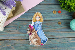 Набор для вышивания на пластиковой канве «Пушистая няня» - Фото 5