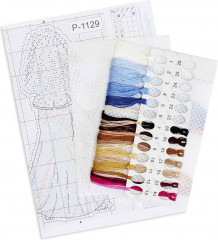 Набор для вышивания на пластиковой канве «Пушистая няня» - Фото 6